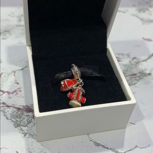 Authentic pandora firefighter charm